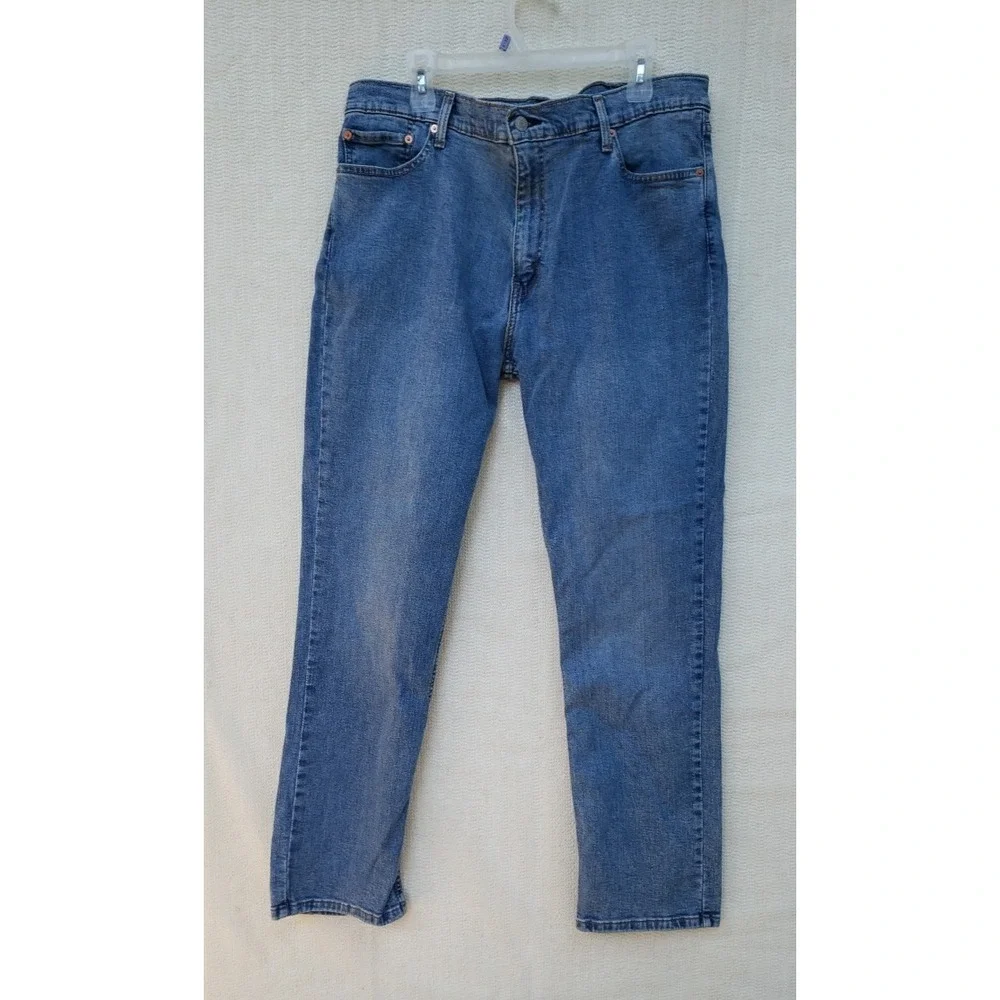 Levi's 511 Slim Fit Men's 38×32 Blue Jeans Denim Straight Leg Zip Fly